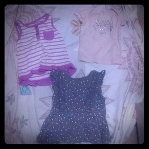 3 baby shirts